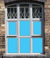 Pale Blue Window Film Solid Colour 4250