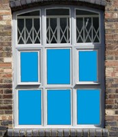 Ocean Blue window Film Solid Colour 4252