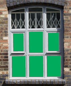 Green Solid Colour Window Film 4269