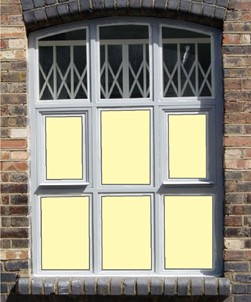 Cream Solid Coloured Window Film 4270