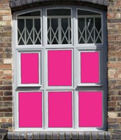 Magenta Solid Colour Window Film 4282