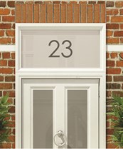 House Numbers & Text Window Design HN001