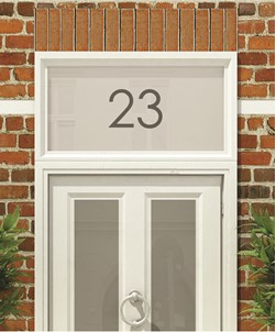 House Numbers & Text Window Design HN001