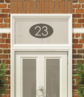  House Numbers & Text Window Design HN009