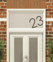 House Numbers & Text Window Design HN021