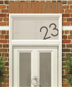 House Numbers & Text Window Design HN021