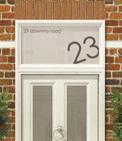 House Numbers & Text Window Design HN023