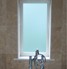 Blue Etch Frosted Window Film