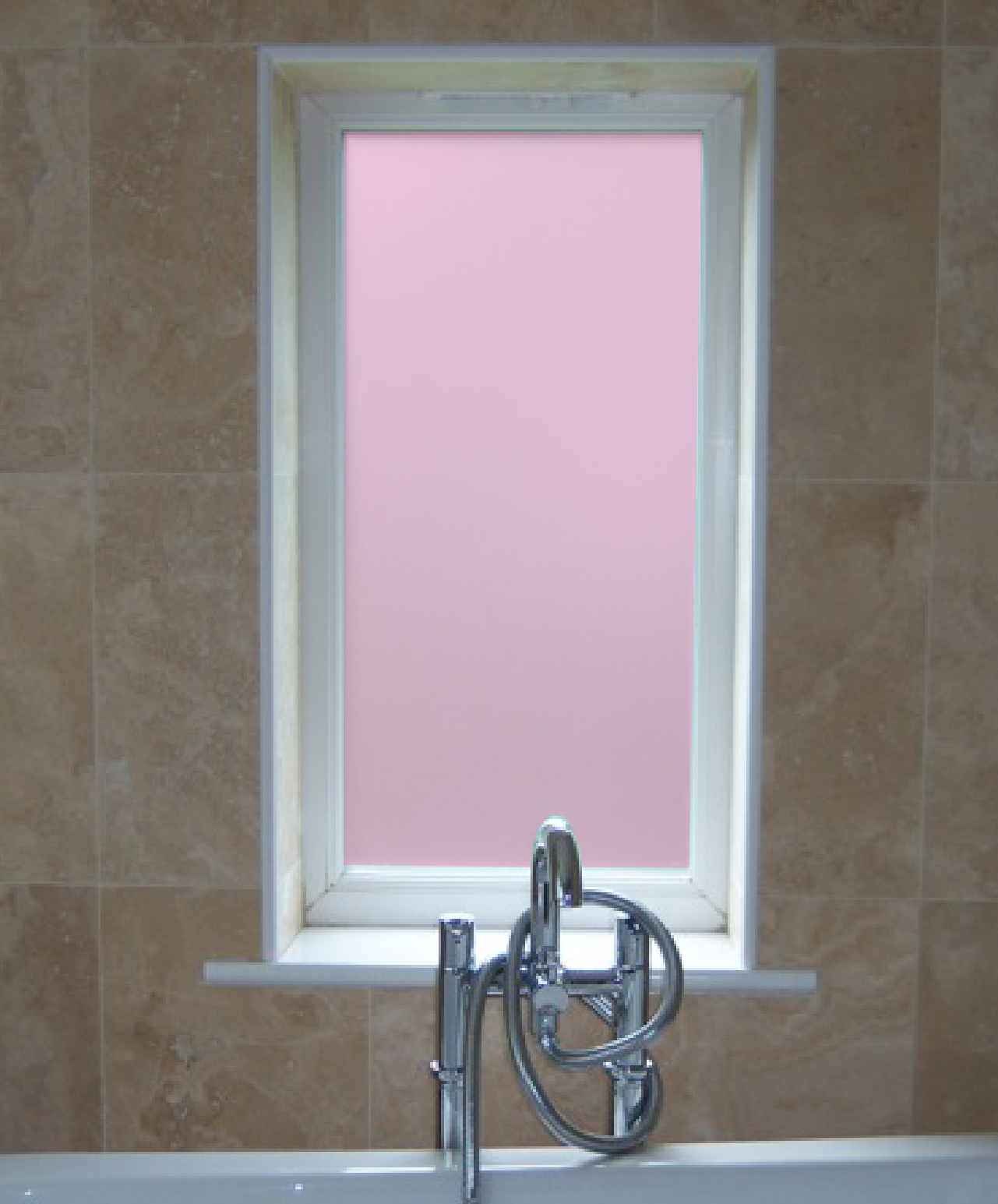 Pink Etch Frosted Film