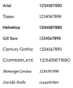 House Numbers & Text Window Design HN002