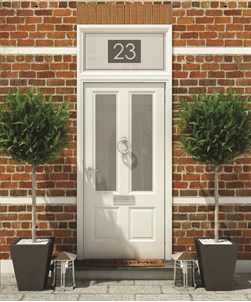 House Numbers & Text Window Design HN007