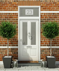  House Numbers & Text Window Design HN008