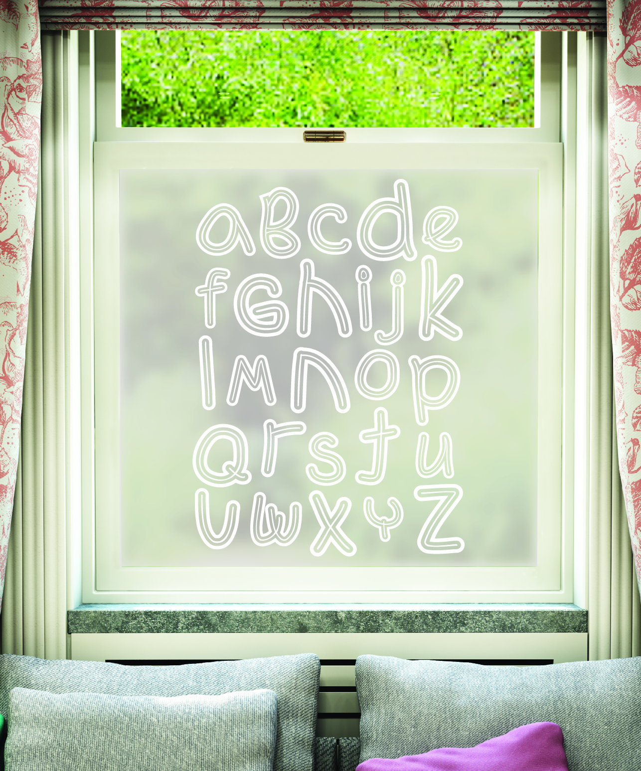 Alfabeto Window Film Design