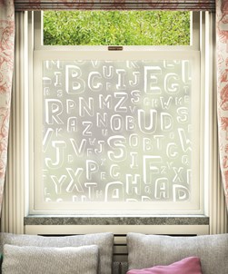 Letrat Letters Window Film Design