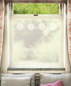 Cirklar Floral Window Film Pattern