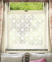 Intricato Window Film White Pattern