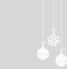 Cut Hanging Christmas Baubles Design 002