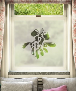 Cut Christmas Mistletoe Design 009
