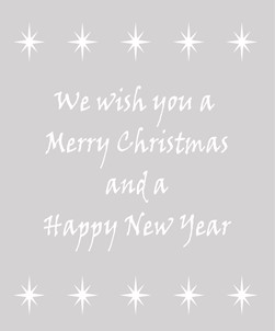 Cut Christmas Message Design 011