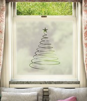 Cut Christmas Tree Clear Design 012