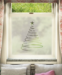 Cut Christmas Tree Clear Design 012