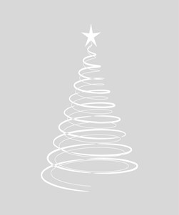Cut Christmas Tree Clear Design 012