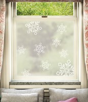 Printed Christmas Snowflakes Design 001