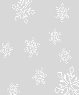 Printed Christmas Snowflakes Design 001