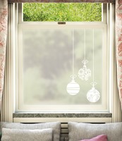 Printed Christmas Baubles Design 002