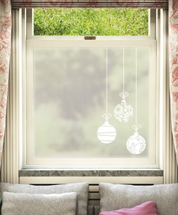 Printed Christmas Baubles Design 002