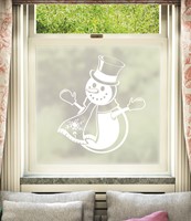 Printed Christmas Snowman Design 005