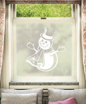 Printed Christmas Snowman Design 005