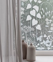 White Printed Designs Pre-Cut Lengths