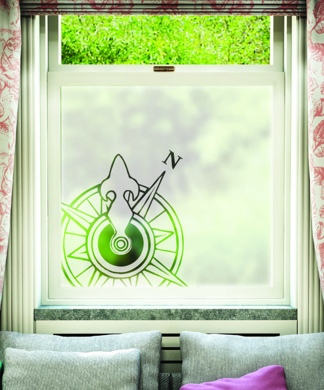 FB080 Frosted Window Film