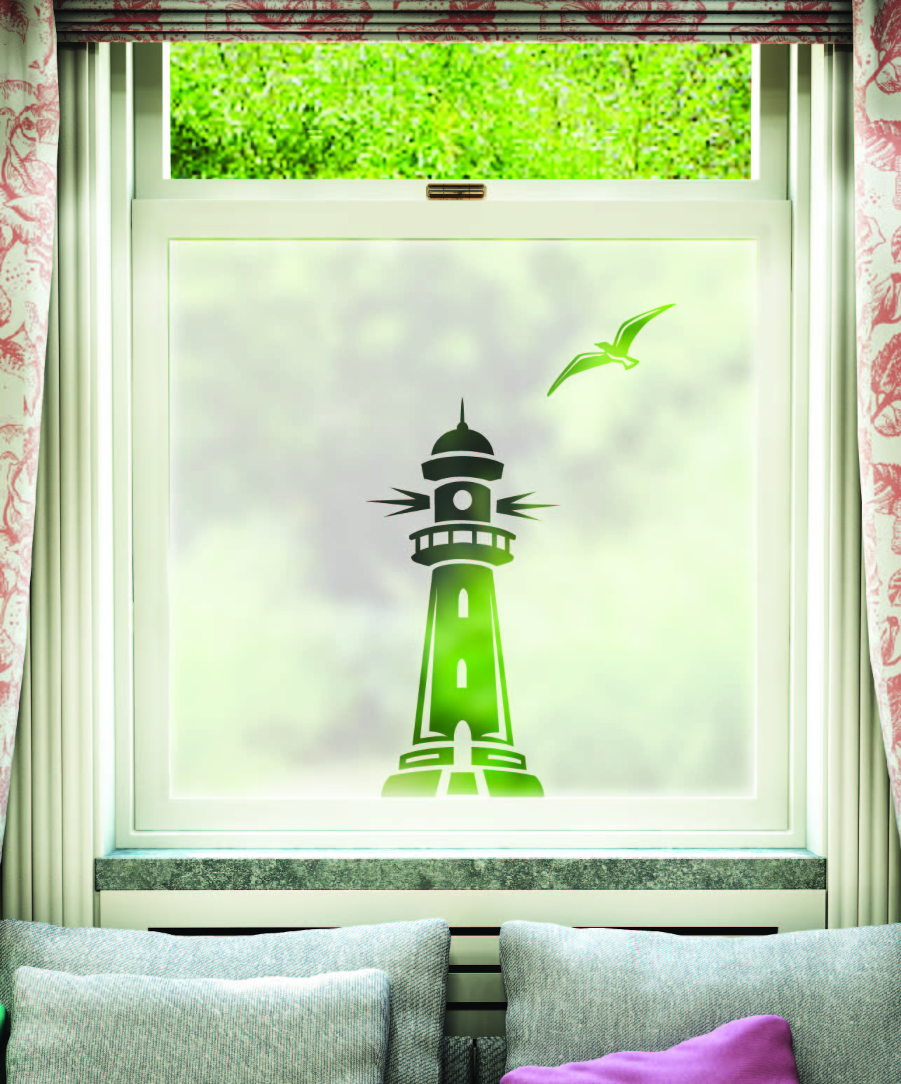 FB082 Frosted Window Film