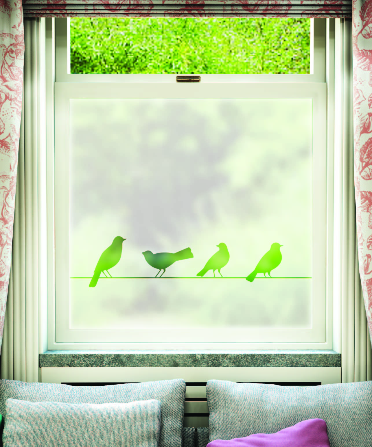 FB008 Frosted Window Film