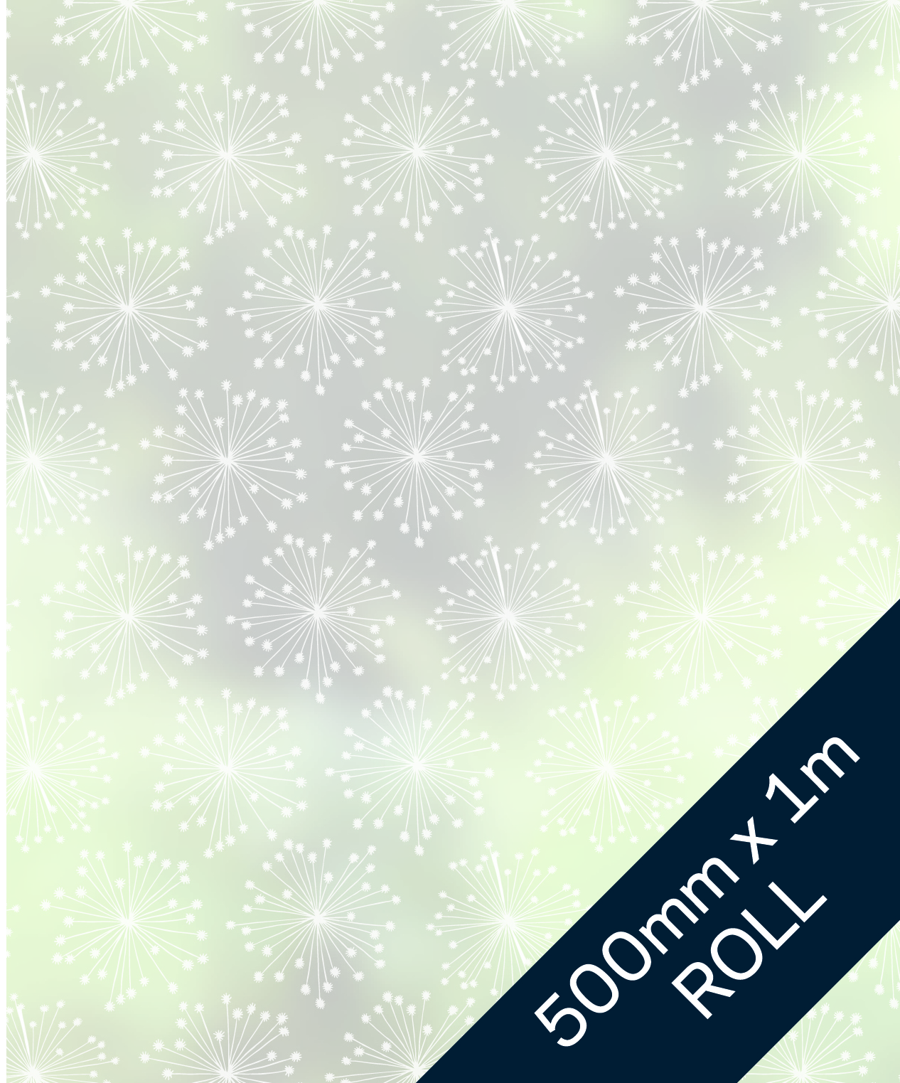 Pre-Cut Ditsy Dandelion by MissPrint - 500mm x 1m