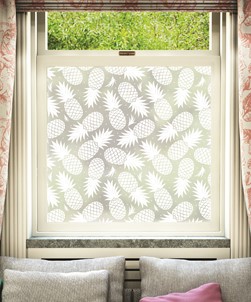 Fruta Pineapples Window Film Design