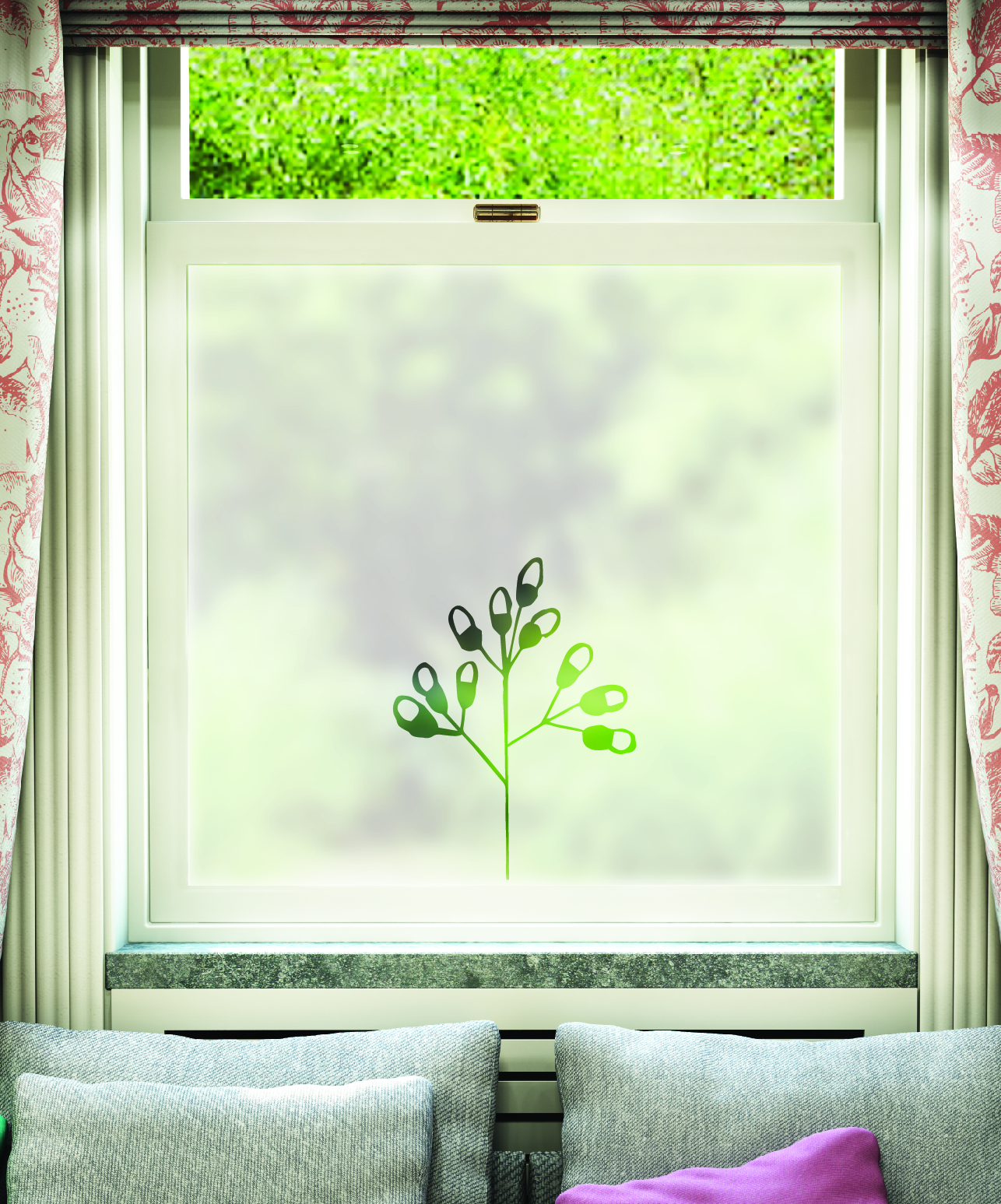 FB125 Frosted Window Film