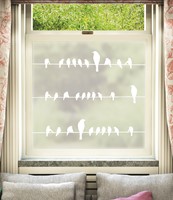 Pajaros Window Film Printed Design