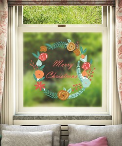Coloured Printed Christmas Design 002