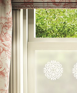 Cirklar Floral Window Film Pattern