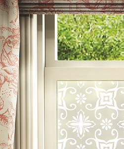 Intricato Window Film White Pattern