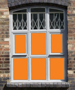 Solid Colour cut to size - 4233 Orange