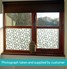 Angulos Window Film White Print Design