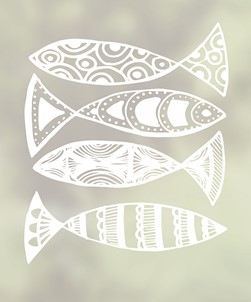 Escolar Window Film Funky Fish Design