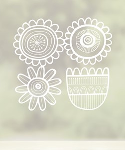 Four Scandi Flowers