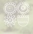 Four Scandi Flowers