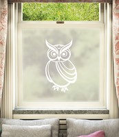 Ugle Wise Old Owl Window Film