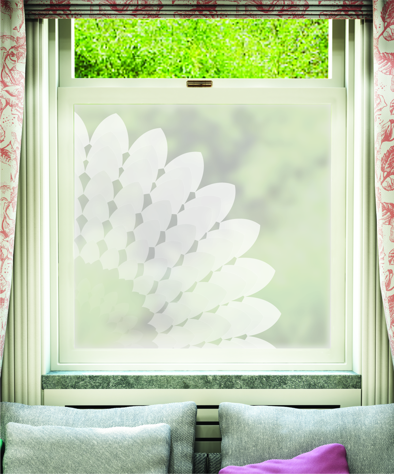 Haraka Viga Fan Design Window Film